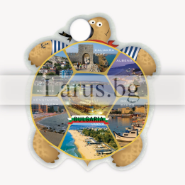 Магнитен сувенир Костенурка - Българско Черноморие 12-mhBG-0043