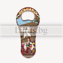 Магнитен сувенир отварачка България - Традиционен подарък