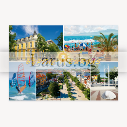 Пощенска картичка Бургас - Сувенир от Черноморието