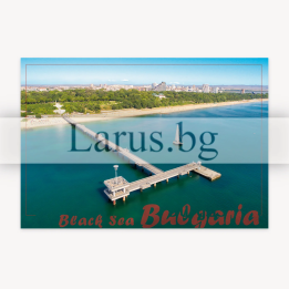 Пощенска картичка Бургас - Мостът от птичи поглед | 1-BS-0107
