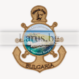 Магнитен сувенир остров Св. Анастасия, Бургас | Сувенири от България