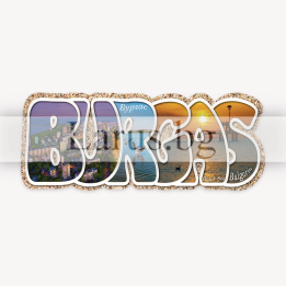 Магнитен сувенир Бургас - Подарък от морето