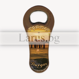 Магнитен сувенир отварачка Бургас | Сувенири от Черноморието