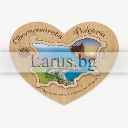 Магнитен сувенир Черноморец и крепост Акра - 12-mdCH-0013