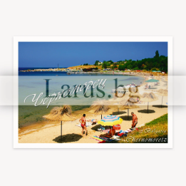 Пощенска картичка Черноморец - Летен изглед