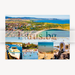 Пощенска картичка Черноморец - Сувенир от българското Черноморие