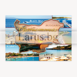 Пощенска картичка Черноморец - Летни спомени от България