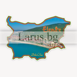 Магнитен сувенир Елените - карта на България | 12-mhEL-0006