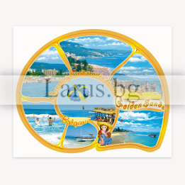 Пощенска картичка Златни Пясъци - Летни спомени от България