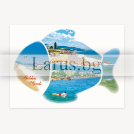 Пощенска картичка Златни Пясъци 1-GS-0131