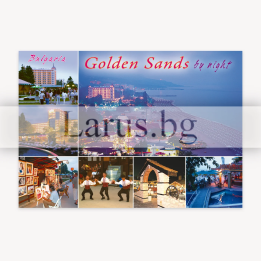 Пощенска картичка Златни пясъци през нощта | GS-0137