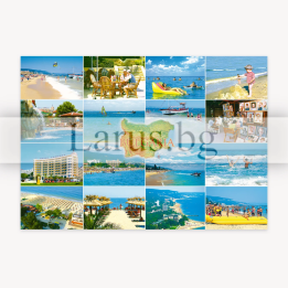 Пощенска картичка Златни пясъци - Сувенир от България