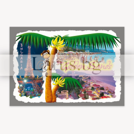 Пощенска картичка Златни Пясъци 1-GS-0223