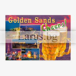 Пощенска картичка Златни Пясъци - Cheers! | 1-GS-0227