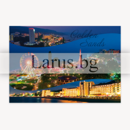 Пощенска картичка Златни Пясъци - Нощен изглед