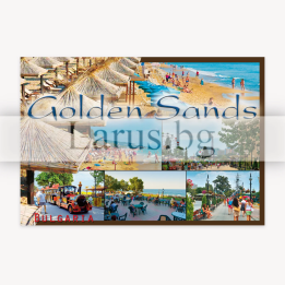 Пощенска картичка Златни пясъци - Сувенир от България