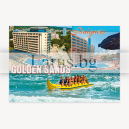 Пощенска картичка Златни пясъци - GS 0260 | Летни спомени
