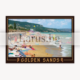 Пощенска картичка Златни Пясъци GS 0272 | Летен сувенир