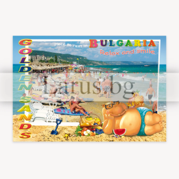 Пощенска картичка Златни Пясъци 1-GS-0275