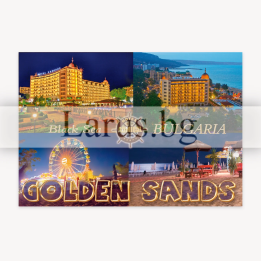 Пощенска картичка Златни пясъци - Сувенир от морето