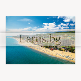 Пощенска картичка Златни пясъци - Сувенир от морето