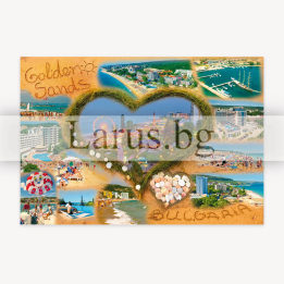 Пощенска картичка Златни пясъци - България | Летни картички