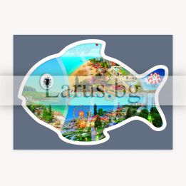 Пощенска картичка Златни Пясъци 1-GS-0316