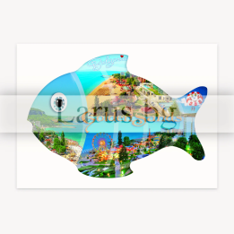 Сувенир рибка Златни пясъци - България