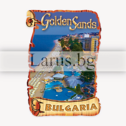 Магнитен сувенир Златни пясъци, България | 12-mdGS-0029