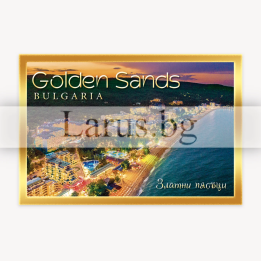 Магнитен сувенир Златни пясъци - България