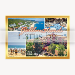 Магнитен сувенир Златни пясъци - Хотел Болеро