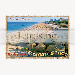Магнитен сувенир Златни пясъци - Сувенири от България