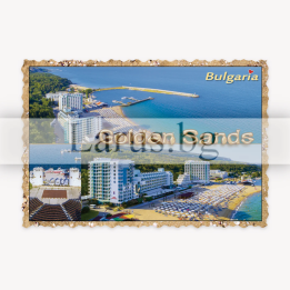 Магнитен сувенир Златни пясъци - сувенир от България