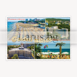 Магнитен сувенир Златни пясъци - Сувенири от България