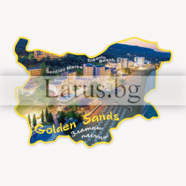 Магнитен сувенир Златни пясъци - Сувенири от България