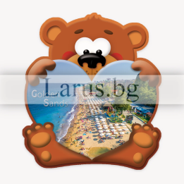 Магнитен сувенир Златни пясъци - Мече | 12-mhGS-0050