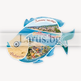 Магнитен сувенир Златни пясъци - Сувенир от България