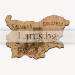 Магнитен сувенир Калиакра – дървена гравюра 12-mdKK-0001