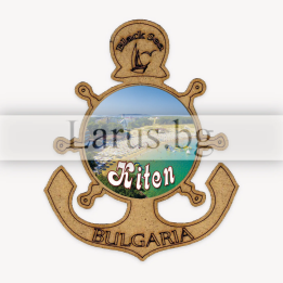 Магнитен сувенир Китен, България - Морски сувенир с котва