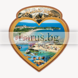 Магнитен сувенир Китен - Сърце | Сувенири от България