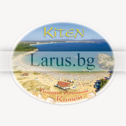 Магнитен сувенир Китен - плаж Атлиман | 12-mhKI-0017