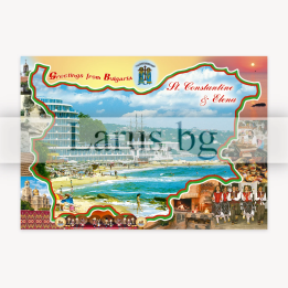 Пощенска картичка Св. Св. Константин и Елена (KE 0026)