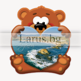 Магнитен сувенир Лозенец - Мече с изглед