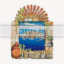 Магнитен сувенир Несебър - Стария град | Сувенири от България