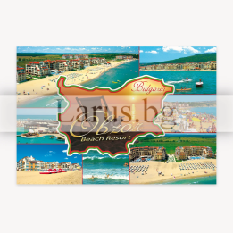 Пощенска картичка Обзор - Летен спомен от България