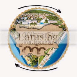 Магнитен сувенир Обзор с ротационен елемент | Сувенири от България