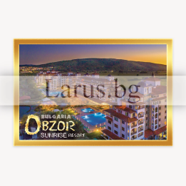 Магнитен сувенир Обзор - Sunrise Resort | Сувенири България