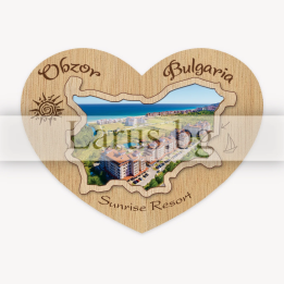 Магнитен сувенир Обзор - Sunrise Resort | Сувенири от България