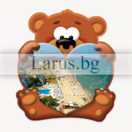 Магнитен сувенир Обзор - Мече | Сувенири от България