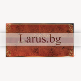 Луксозна поздравителна картичка PD-0138 - Класически дизайн